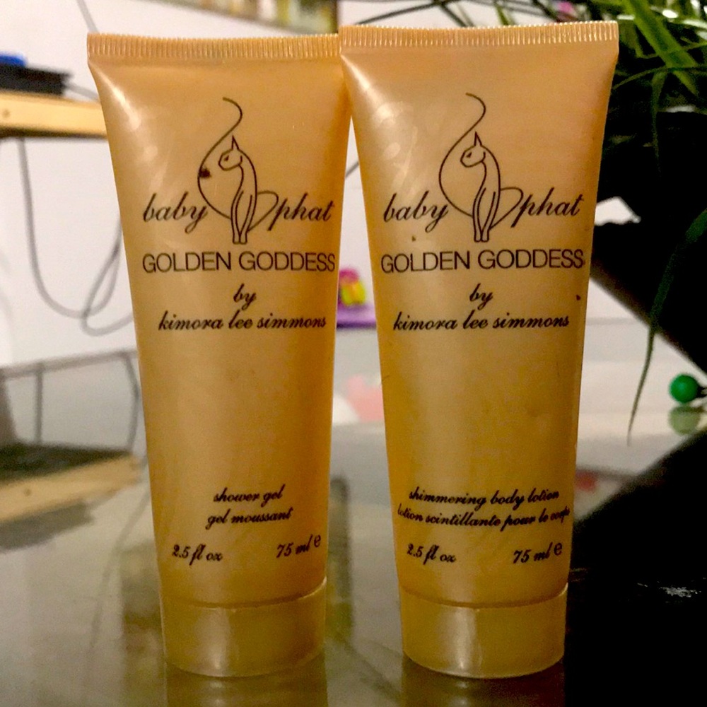 Golden Goddess Body wash and body lotion